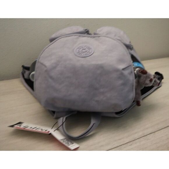 Kipling KI0365-0KG Women's Sz Medium Dove Gray Fiona Nylon Backpack - Picture 10 of 10